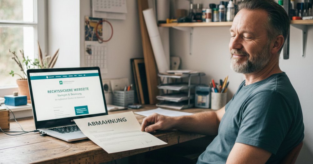 Abmahnung wegen Website vermeiden: Was Handwerker 2026 wirklich beachten müssen