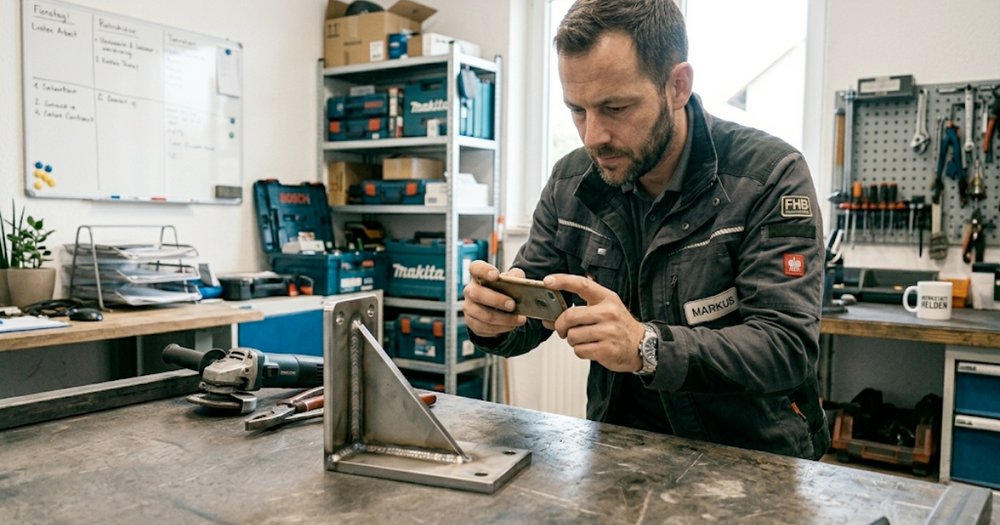 Handwerker-Website Bilder: So fotografierst du dein Team und deine Arbeit in 30 Minuten