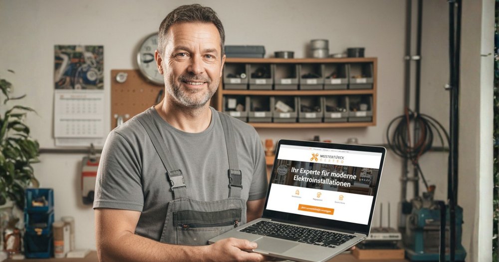 Handwerker‑Website ohne Agentur: So kommst du in 60 Minuten online