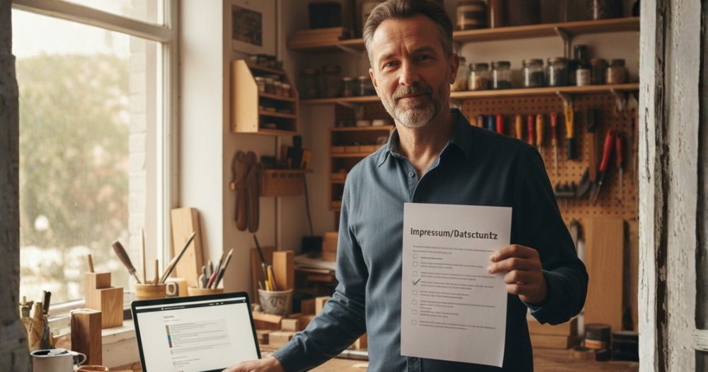 Impressum & Datenschutz für Handwerker: Die 30‑Minuten‑Praxisprüfung