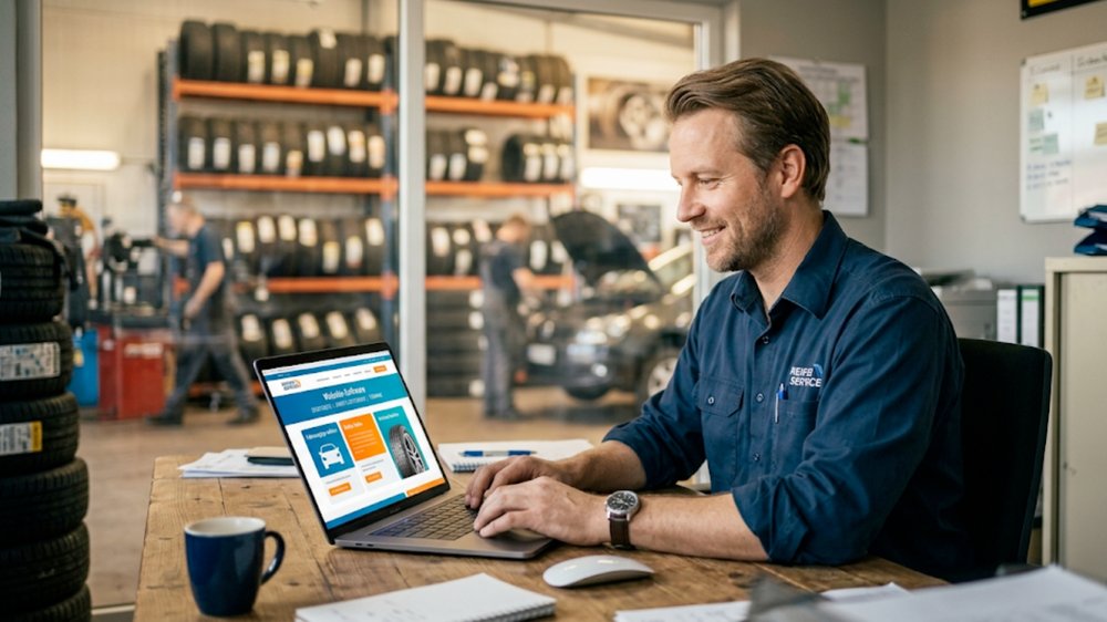 Reifendienst-Website: Öffnungszeiten und Standort so zeigen, dass Kunden sofort kommen