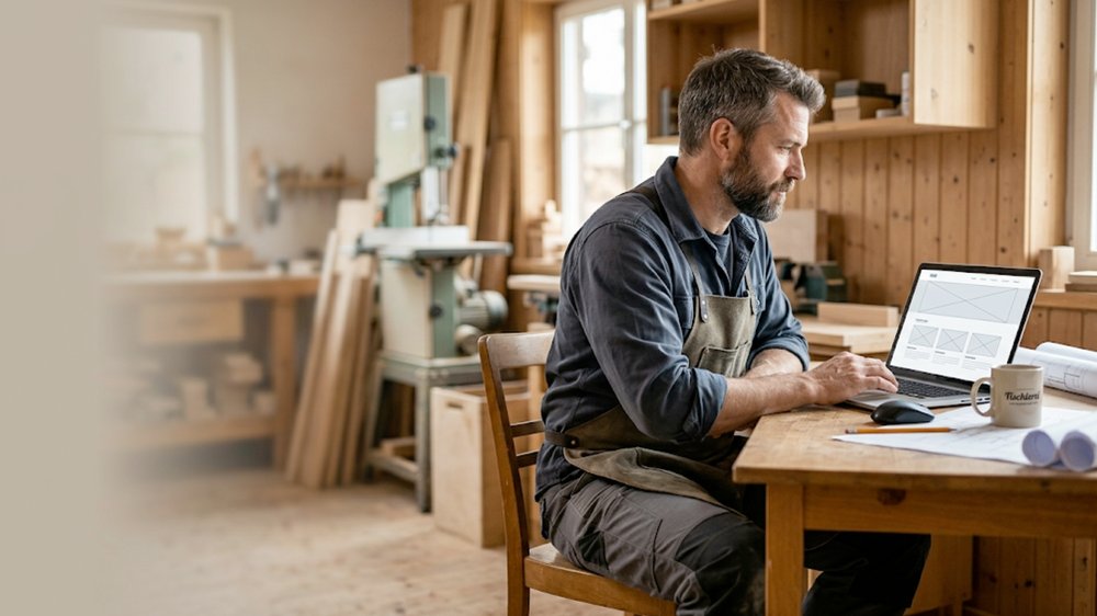 Schreiner-Website: So wirkst du hochwertig