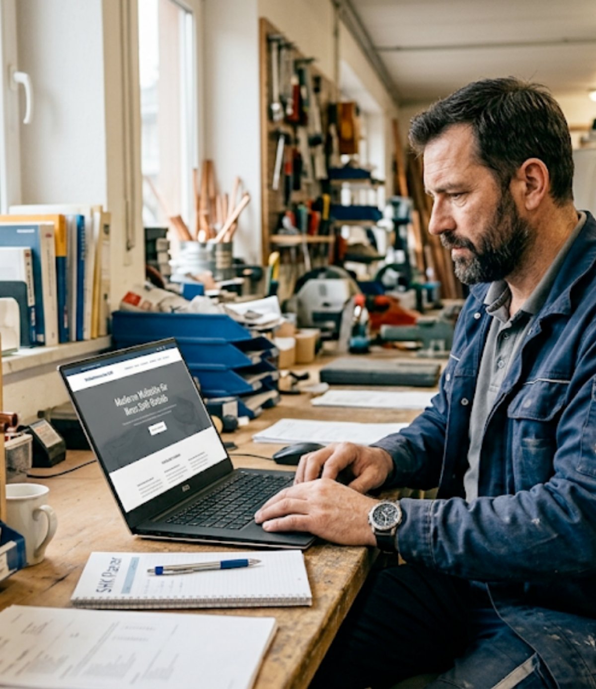 Die einfache Website für SHK‑Betriebe, die online gefunden werden wollen