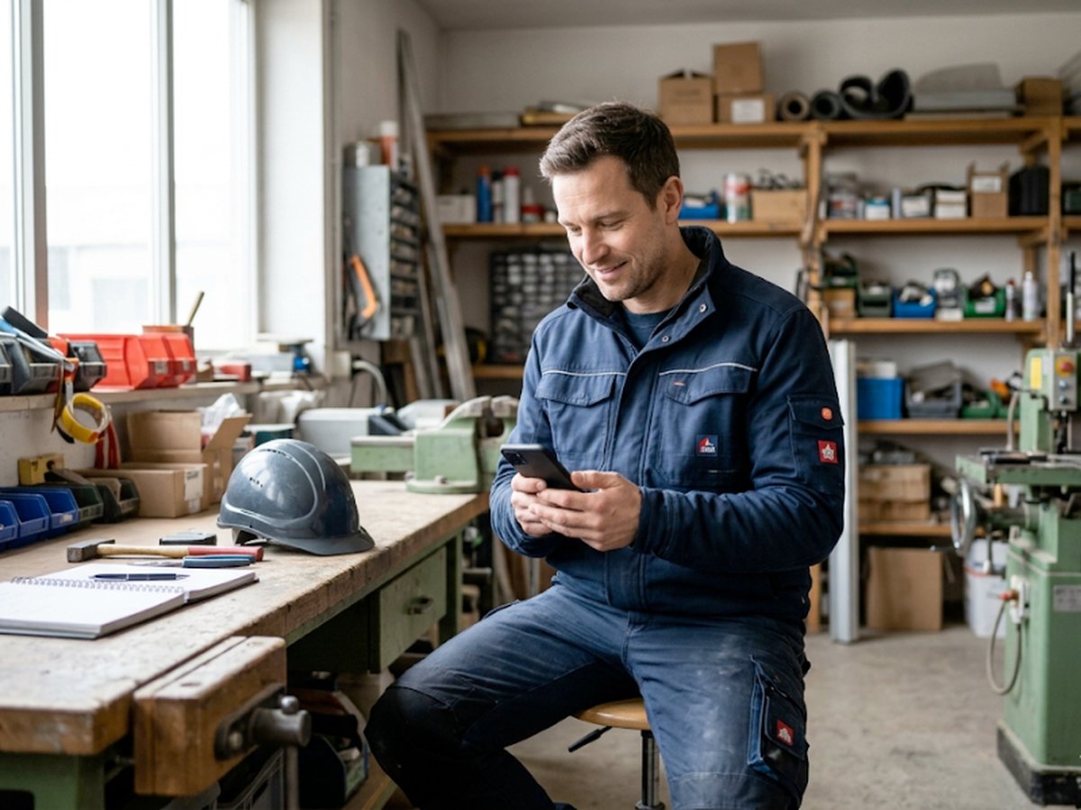 Damit du als Dachdecker nicht noch ein neues Hobby „Website“ hast.