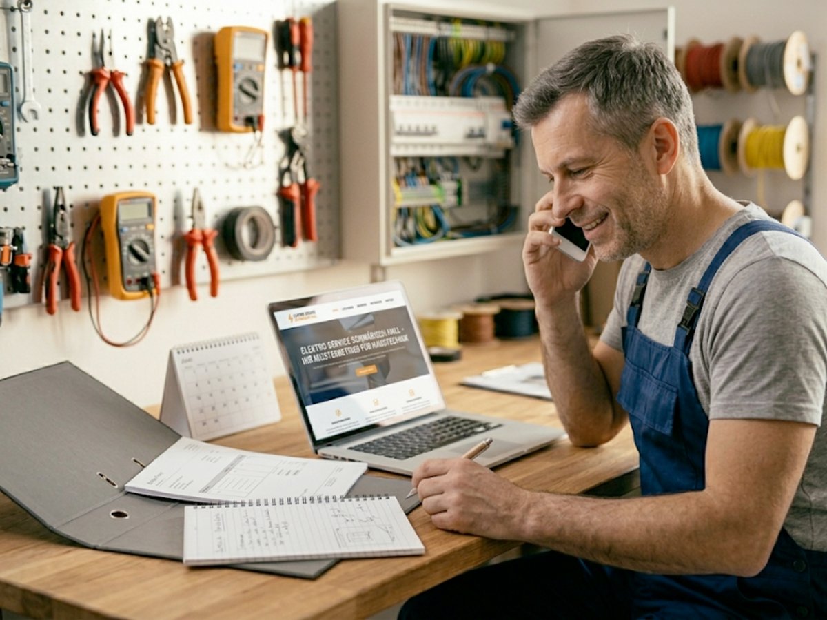 Was auf einer Elektriker‑Website nicht fehlen darf