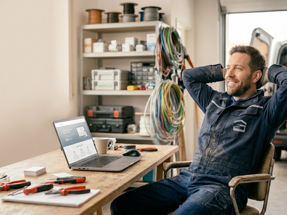 So entsteht deine Elektriker‑Website