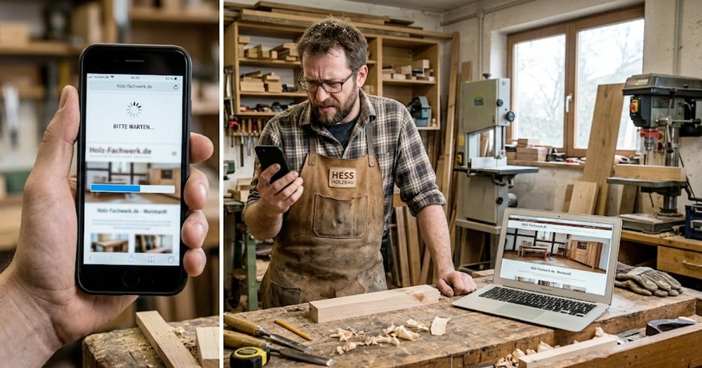 Website-Performance für Handwerker: 7 Sofort-Checks, die jeder versteht