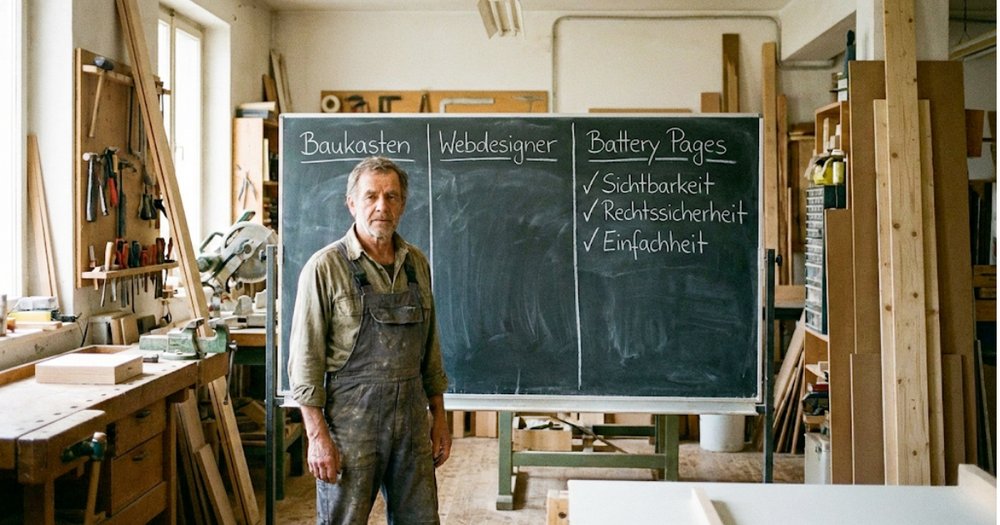 Wix, Jimdo oder Battery Pages? Der ehrliche Vergleich für kleine Handwerksbetriebe